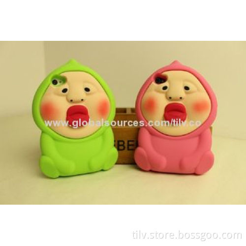 Cute silicone cellphone cases for iPhone 5
